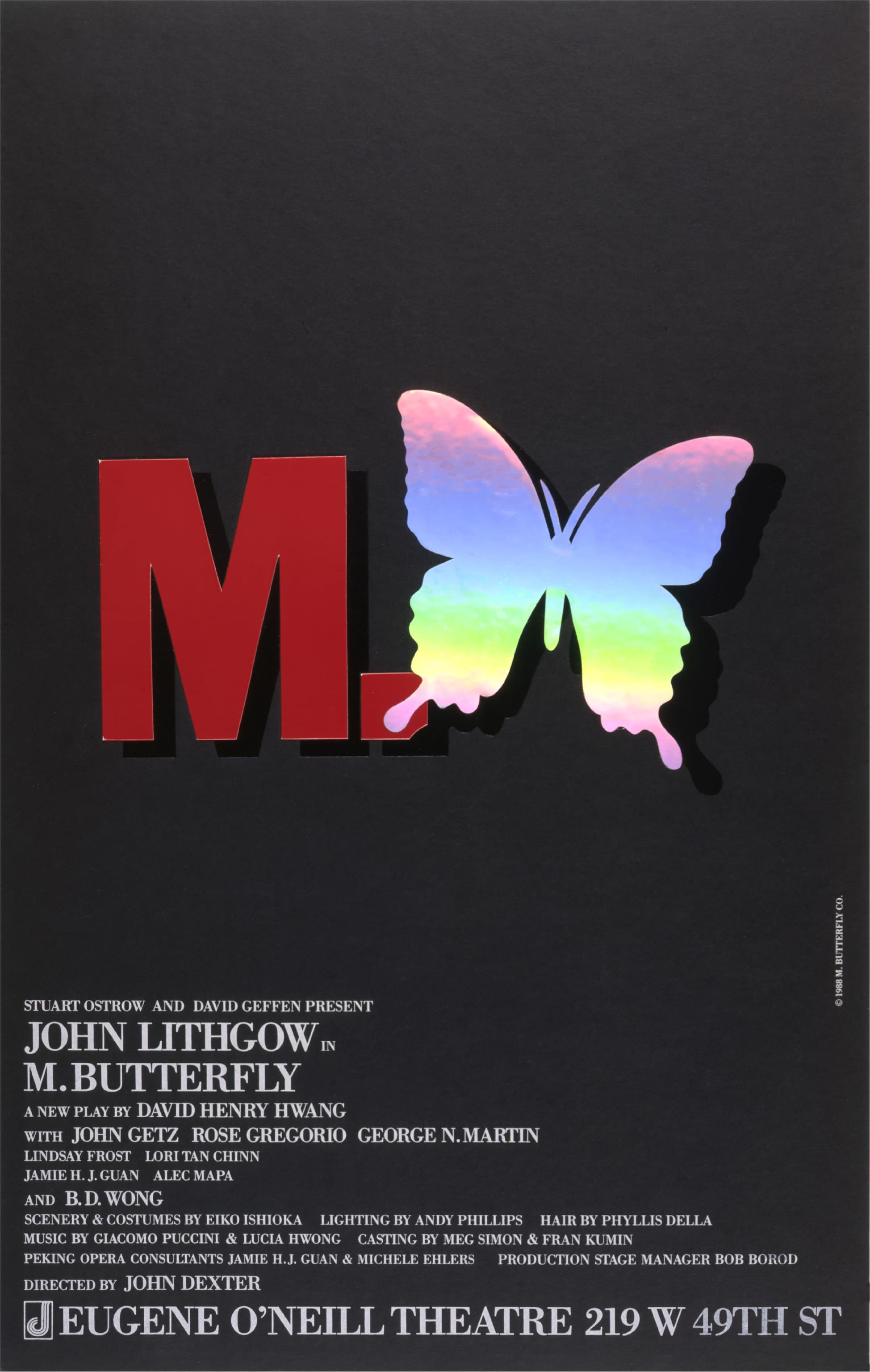 M. Butterfly Poster content