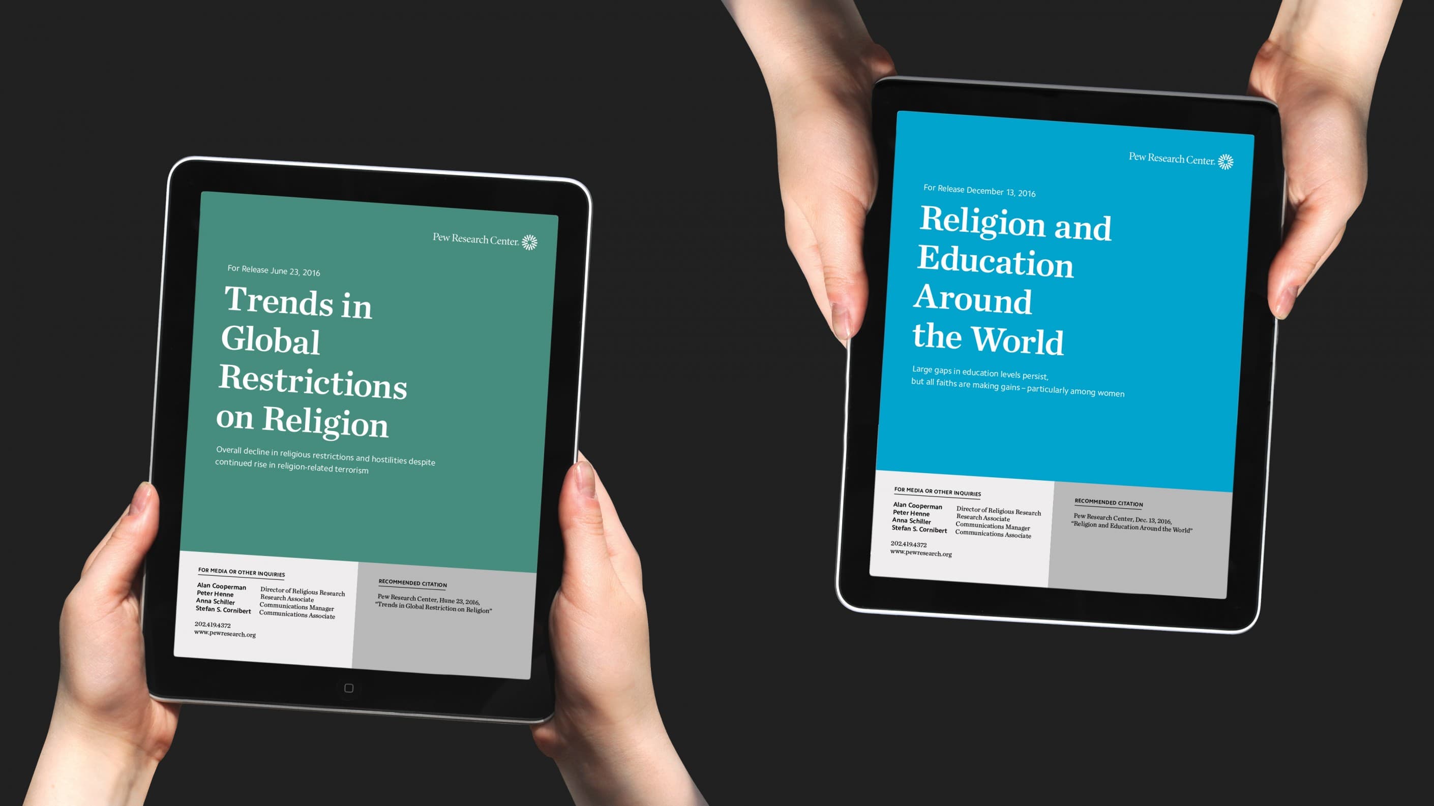 Pew Research Center content