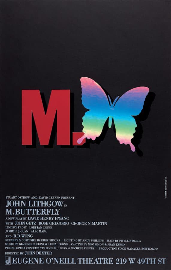 M. Butterfly Poster