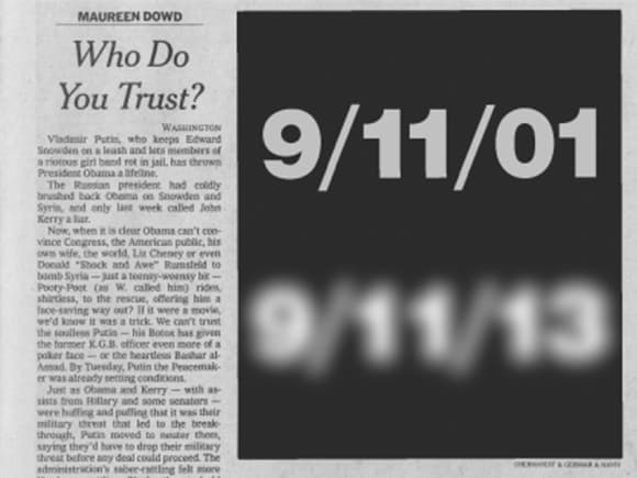 The New York Times 9/11/13